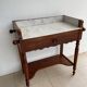 Dressing table with marble