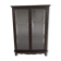 Thai trapezoidal display cabinet in carved solid wood
