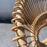 Sunburst Rattan Armchair