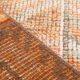 Pale orange herki runner rug 74x392cm