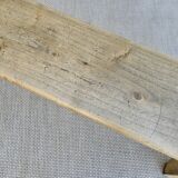 School bench in light, raw wood, 144 cm