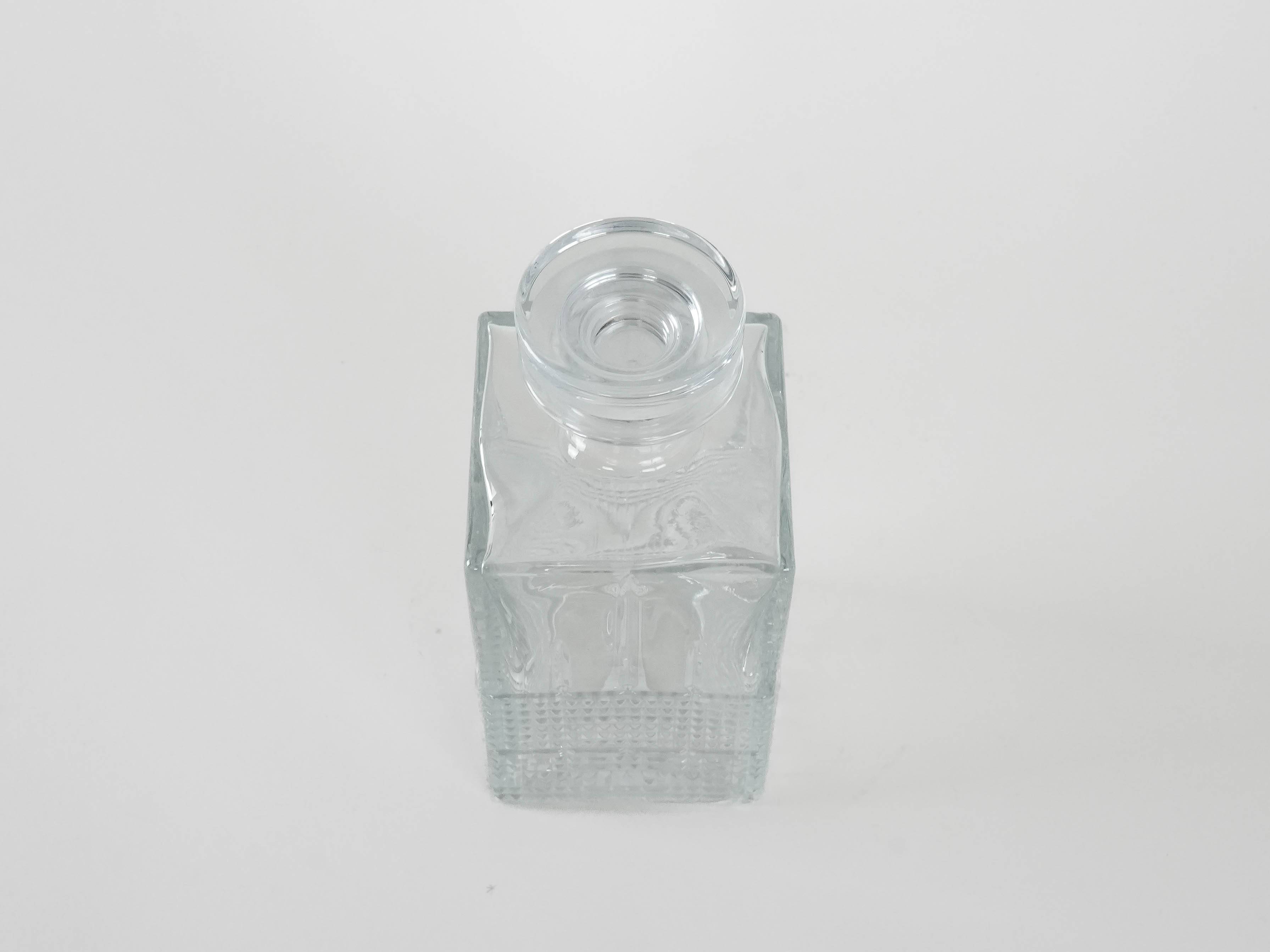 Glass carafe, Danish design, 1970s, production: Denmark