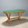 Table vintage des années 1960 avec plateau elliptique