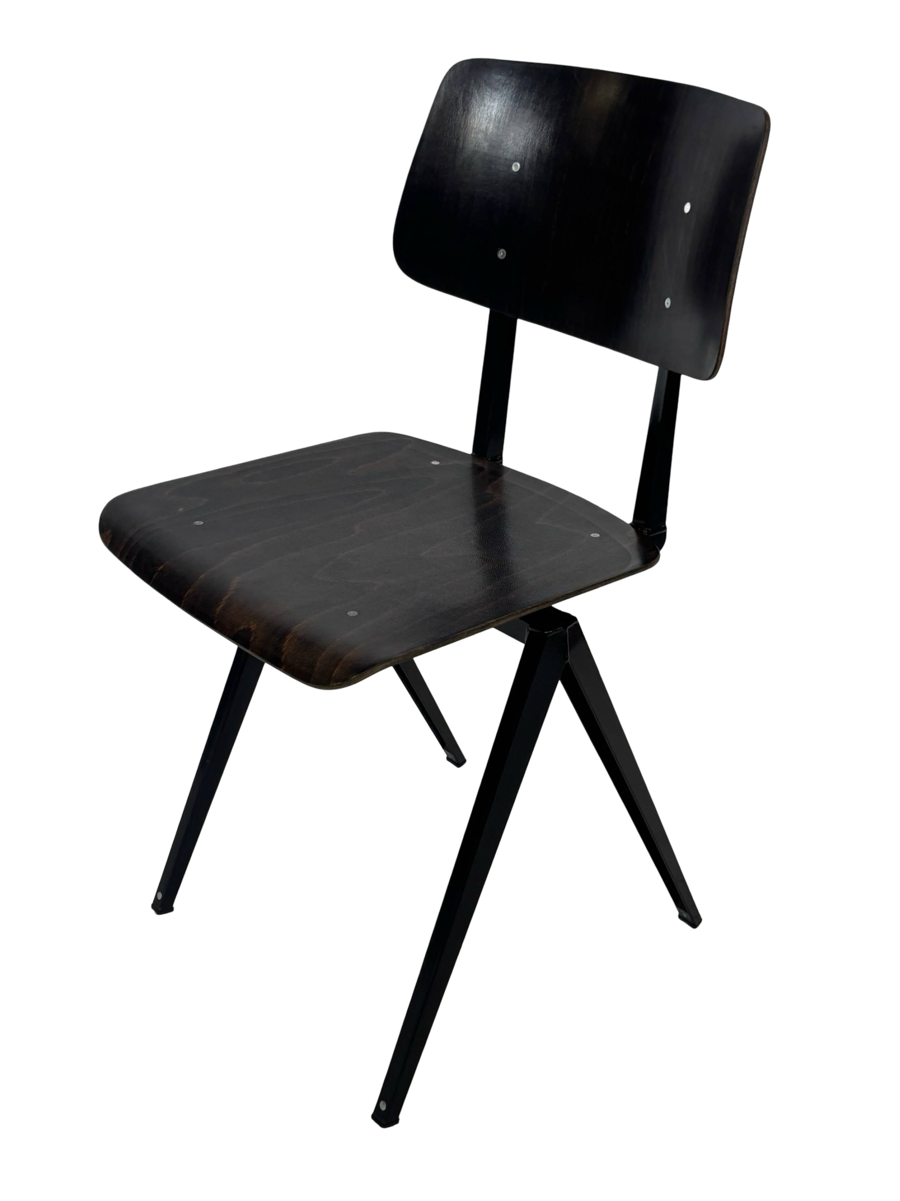 Galvanitas S16 School Chair Dining Chair Design Black Frame