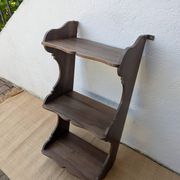 Art Deco walnut wall shelf 1930