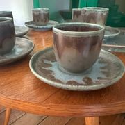 Service à café Denbac vintage en grès