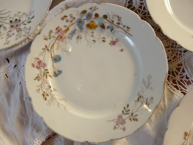 10 porcelain dessert plates xixth century