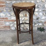 High cannage stool