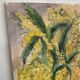 Oil on canvas still life "The Mimosa"