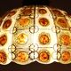 Felipe Delfinger. Brutalist ceiling lamp/ceiling light by Felipe Delfinger for Feders, 1970s.