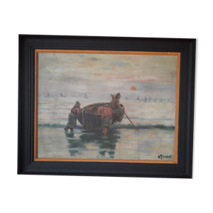 Tableau ancien signé