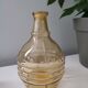 Yellow glass vase from the 60s