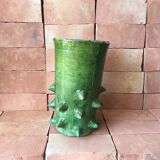 TAMEGROUTE POTTERY VASE IN GLAZED TERRACOTTA