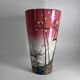 Large Vase Fabienne Jouvin Porcelaine decor Main (2000)