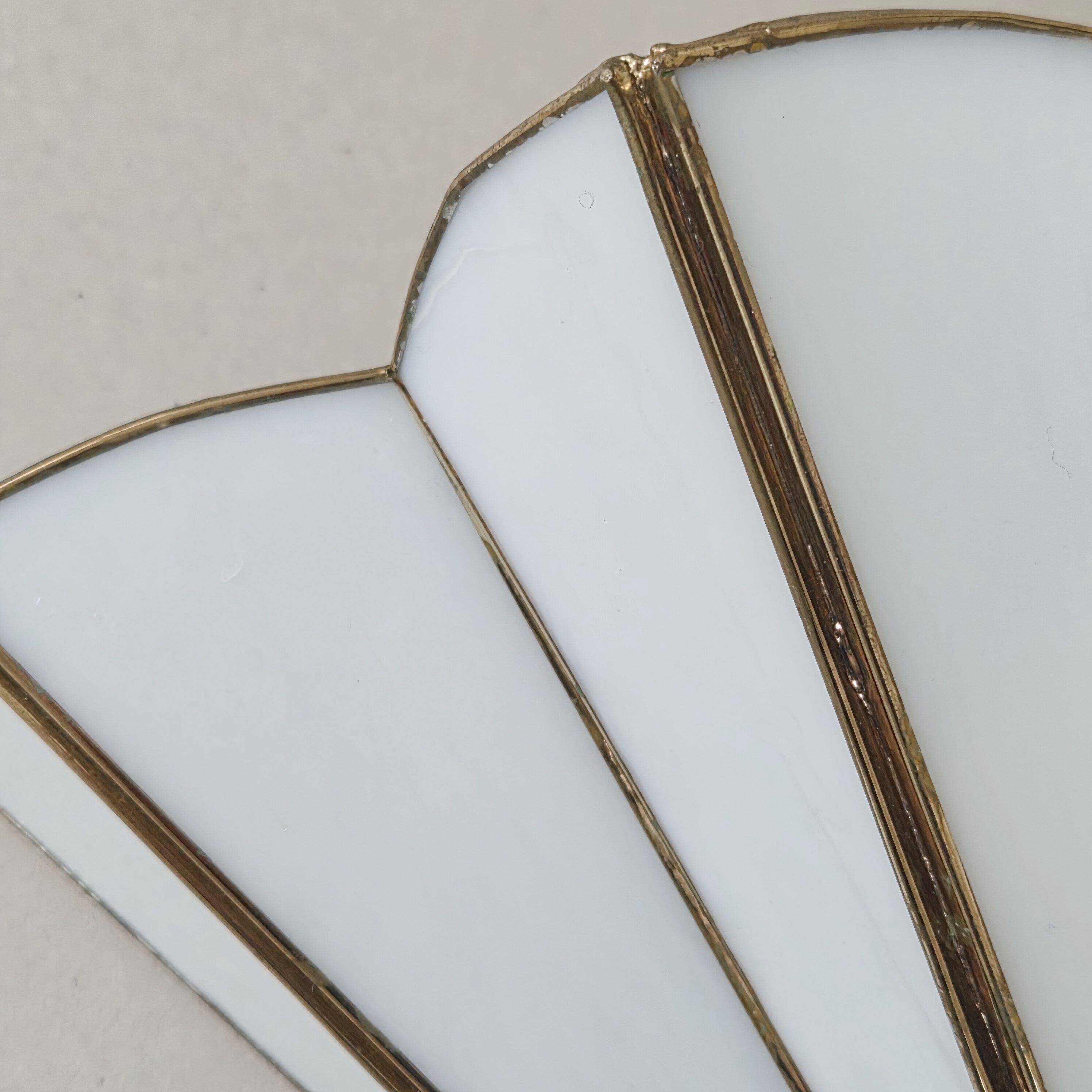 Vintage 1970s Art Deco wall light