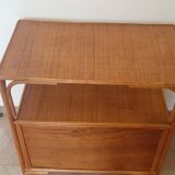 woven rattan chest of drawers - 2 drawers