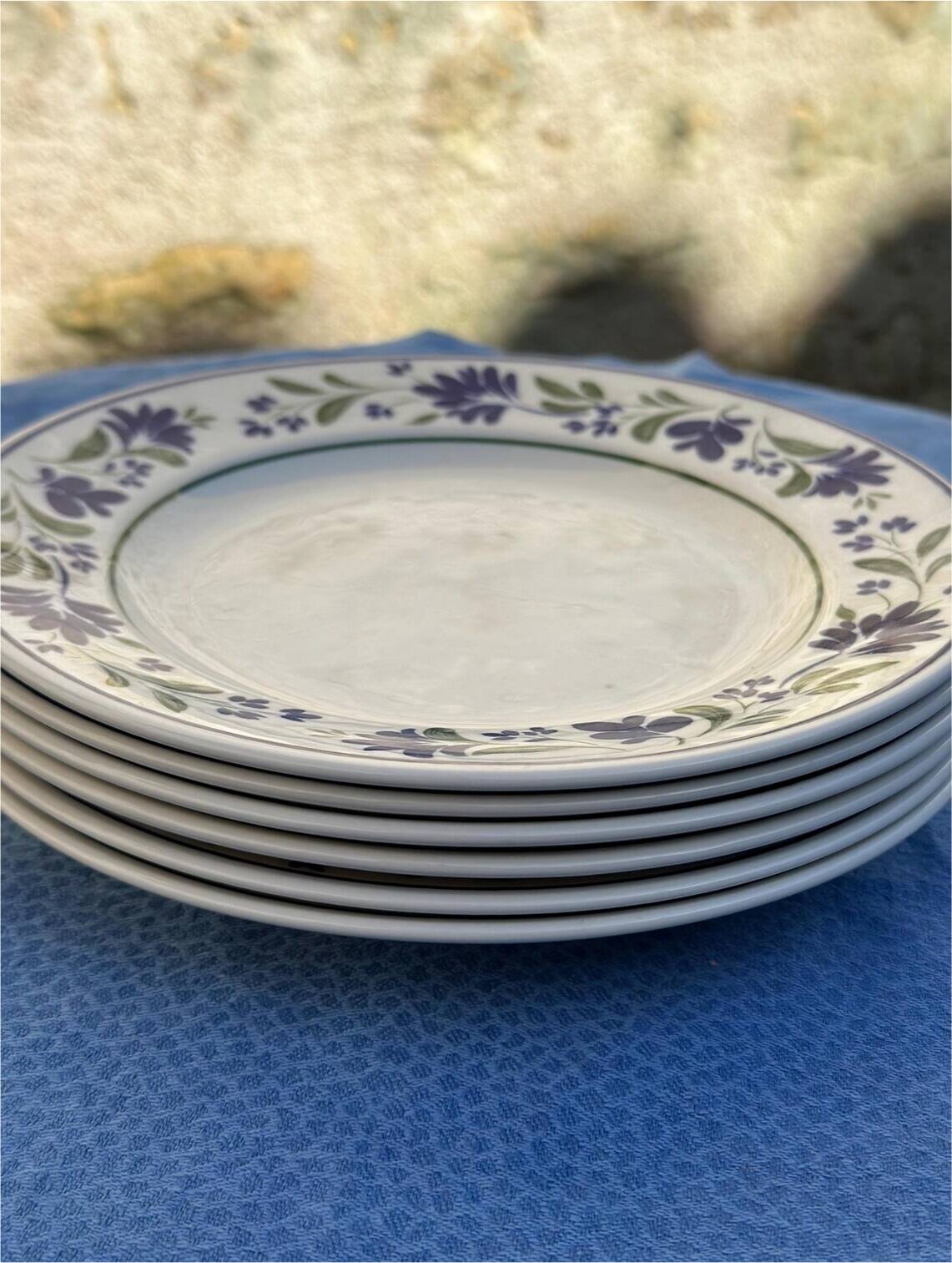 Dessert plates Churchill England - Vintage English - Floral Decor