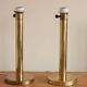 Pair of Vintage Large Brass Table Lamps
