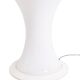 Enrico Tronconi "Bamboo" floor lamp, in white opaline glass. 1970s.
