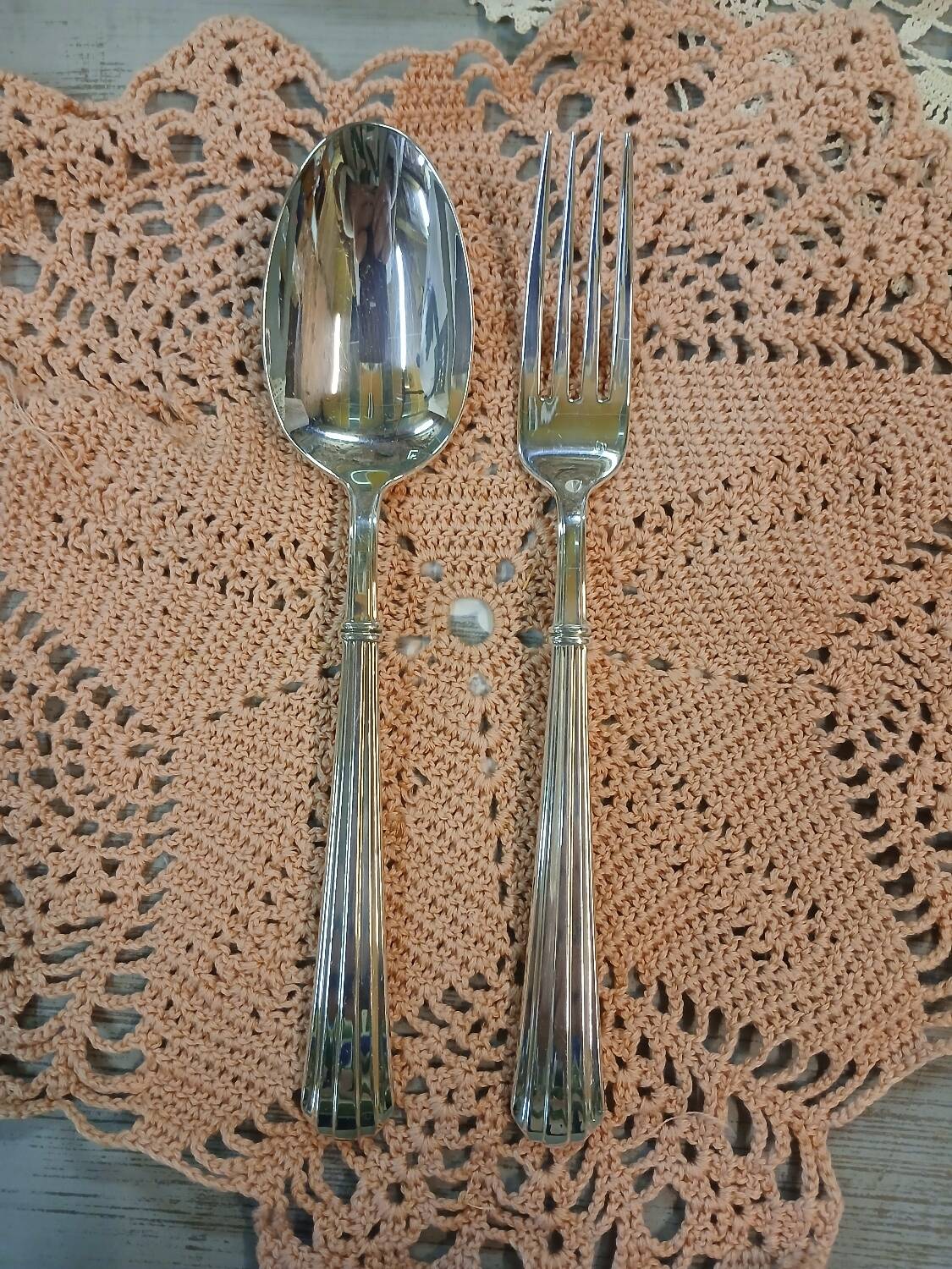 5 pairs of silver-plated cutlery