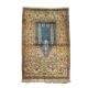 Vintage turkish silk & wool  rug ,feiner handgeknüpfter orientteppich  135x90 cm