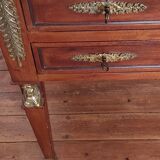 Empire style mahogany desk