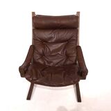 Westnofa Siesta leather lounge chair by Ingmar Relling, 1960