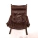Fauteuil en cuir Westnofa Siesta par Ingmar Relling, 1960