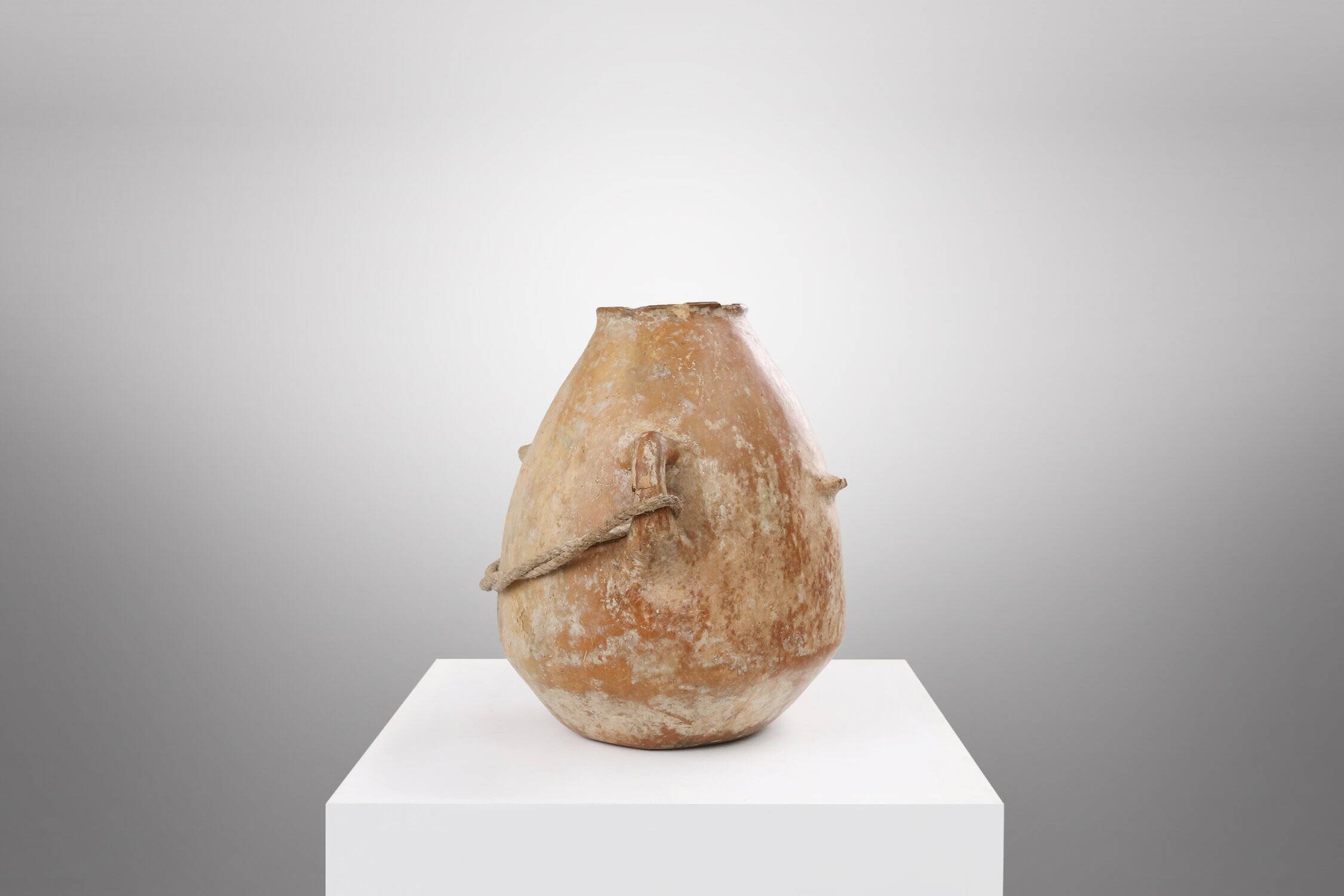 French Provincial Terracotta Vase, 19th‑Century