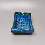 1960s Bitossi ashtray/catchall by Aldo Londi Blue Rimini Collection