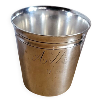 Silver-plated metal timbale BOULENGER