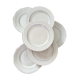 Mismatched white plates