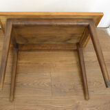 Mid-century grid coffee table, in wood & marquetry