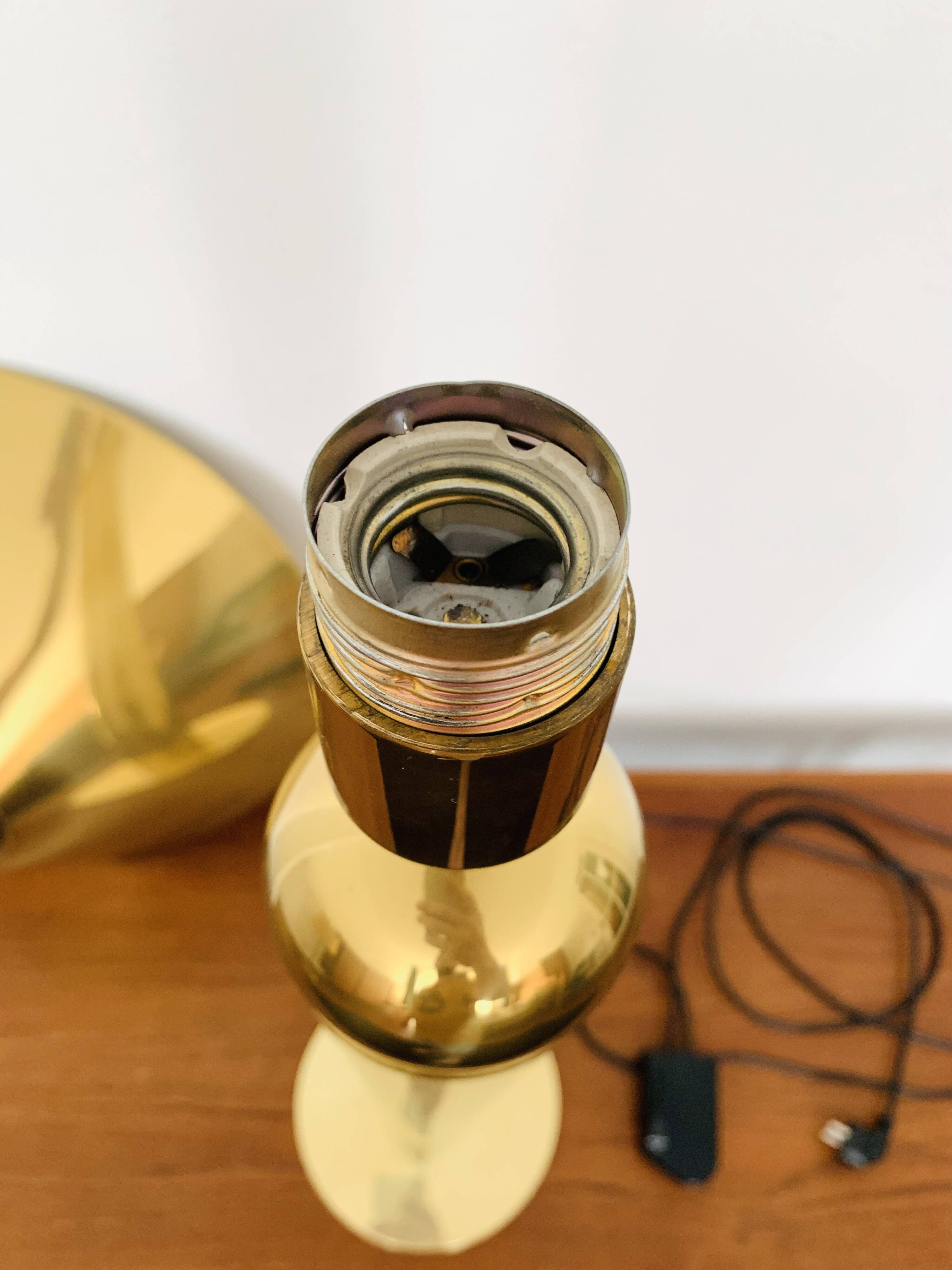 Brass Floor Lamp by Florian Schulz