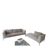 Set of 2 B&B Italia sofas model "Charles"