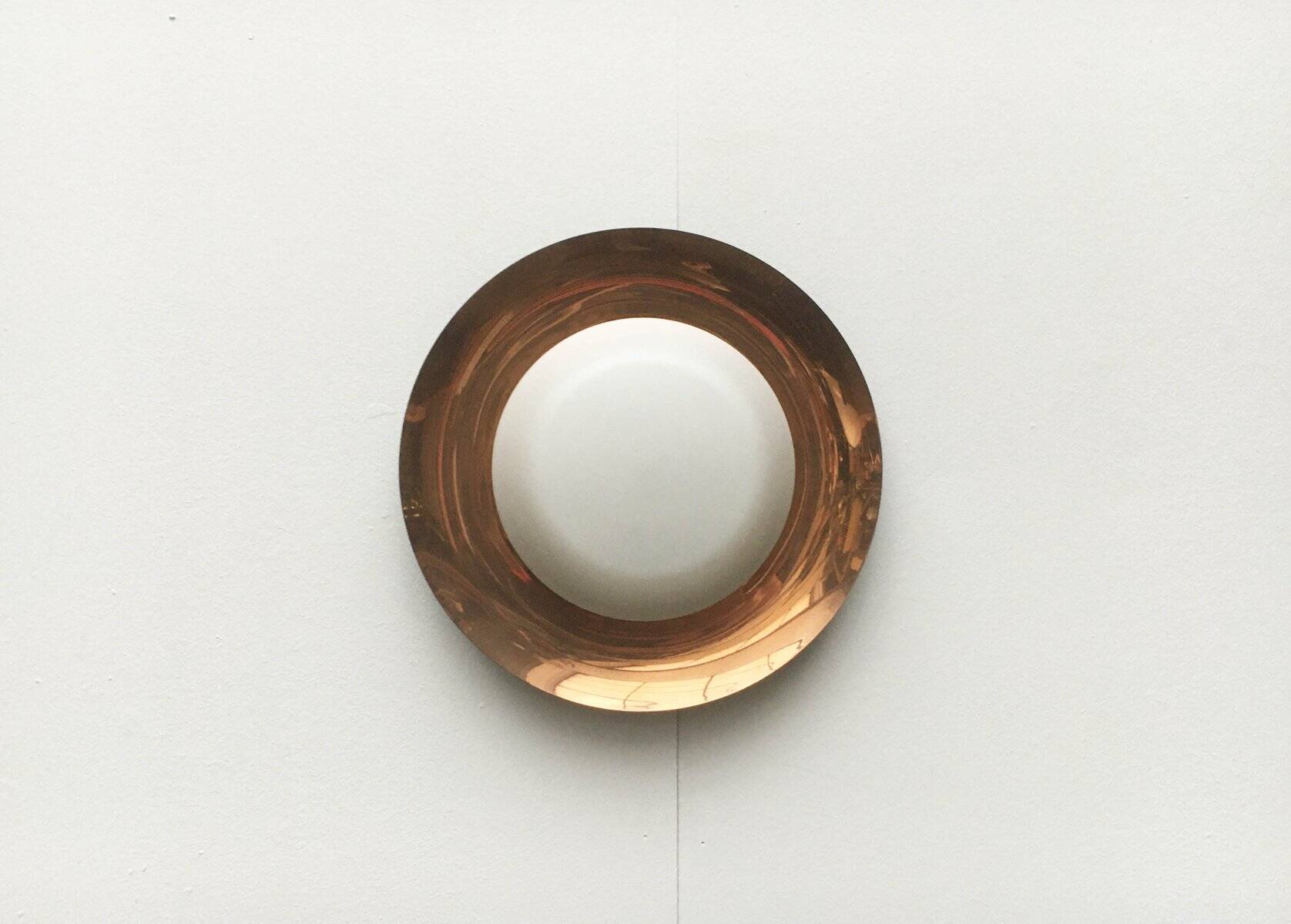 Mid-Century Copper Ceiling Lamp by BUR, Bünte & Remmler