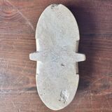 Small old carved stone cup, holy water font or soapstone