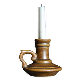 Maronne stoneware candle holder