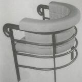 Set of 2 armchairs and coffee table Marc Held Wind Star 1984 design