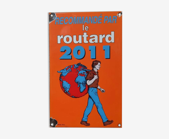 Plaque émaillée Le Routard guide du routard Hôtel Restaurant - 2011