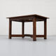 Table à manger Art Déco néerlandaise extensible des années 1920