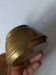 Vintage hammered brass pot cache pot