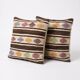 Set of 2 vintage kilim cushion covers 61x61 cm
