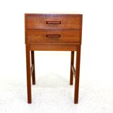 Teak bedside table Sweden 1960