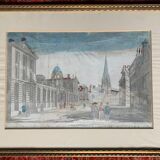 FRUSOTTE, optical view of Queen's College and Oxford University,