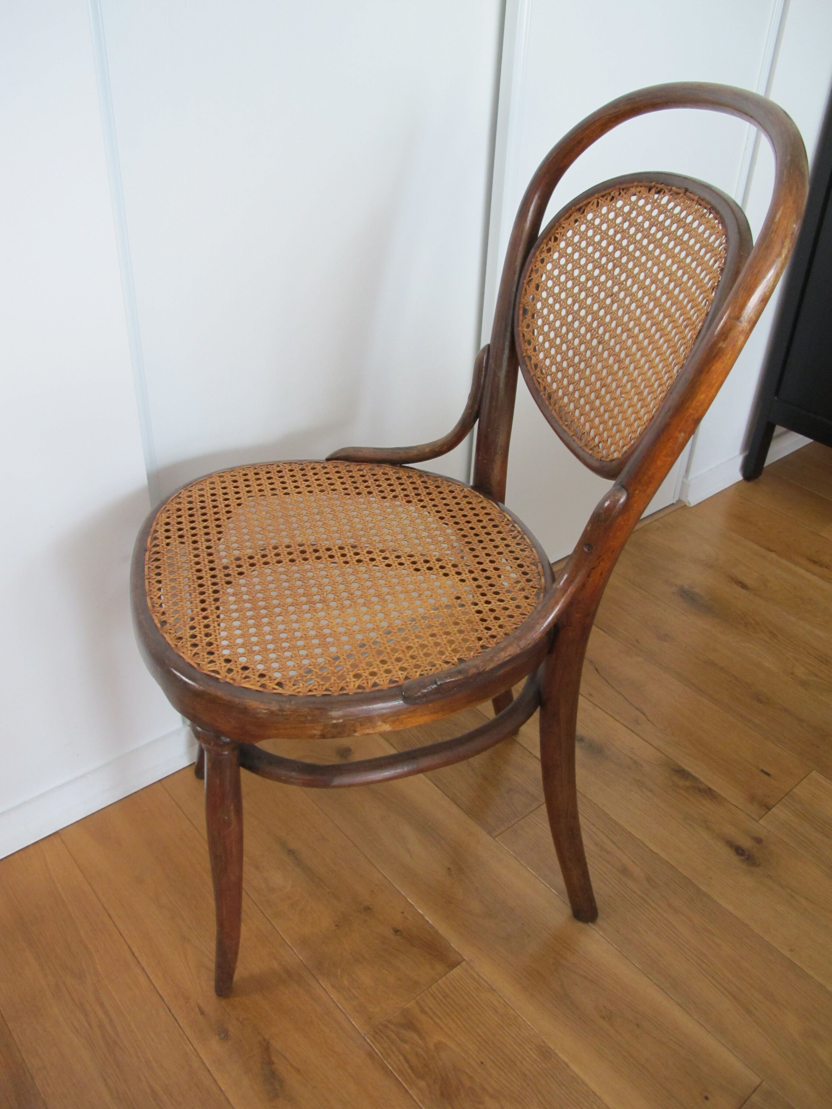 Set of 2 canne chairs Thonet No.11 bistro style