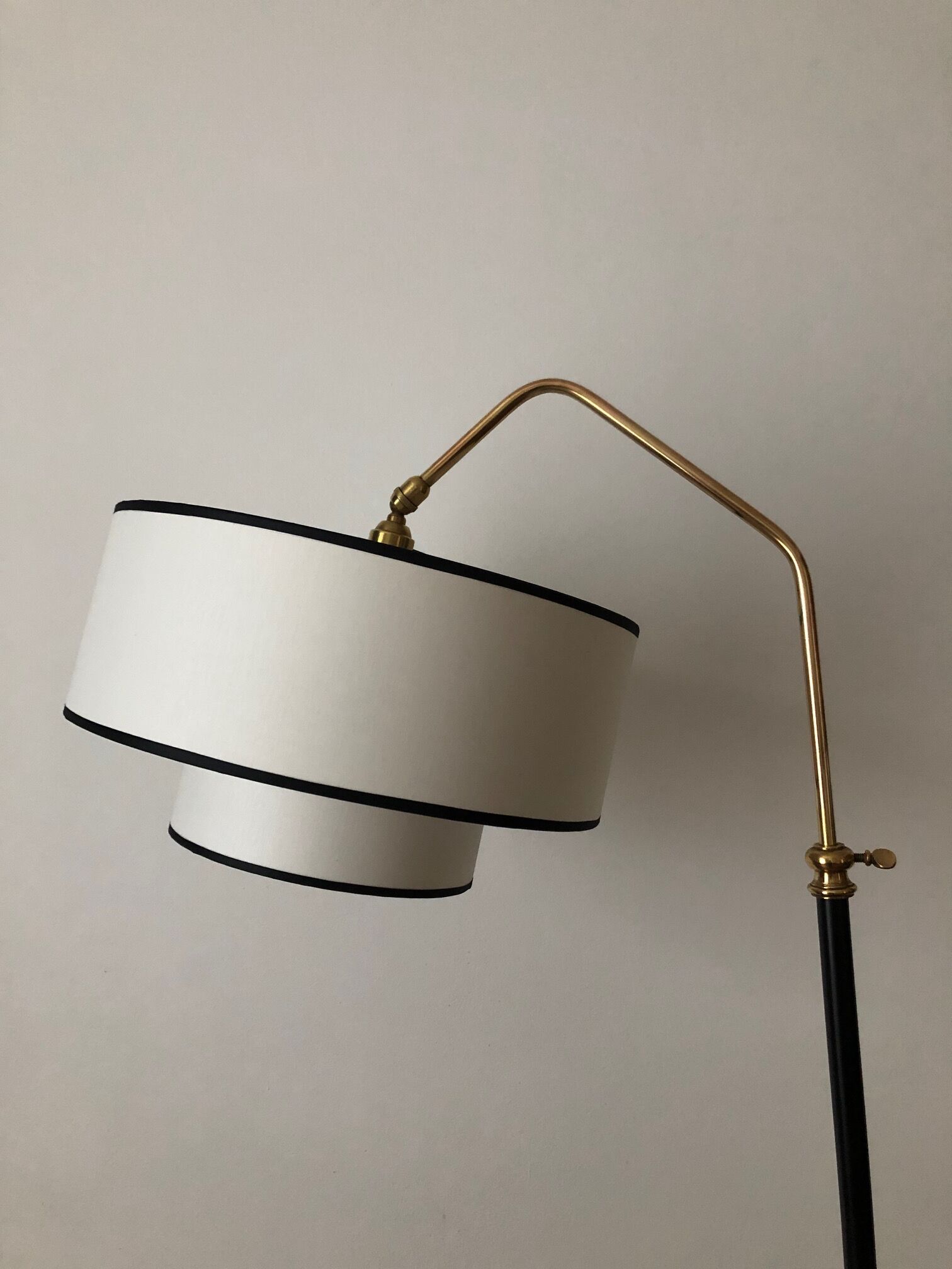 Triple floor lamp rises down 1950-1960