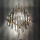 Applique en cristal et laiton