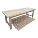 Large solid wood table 238cm