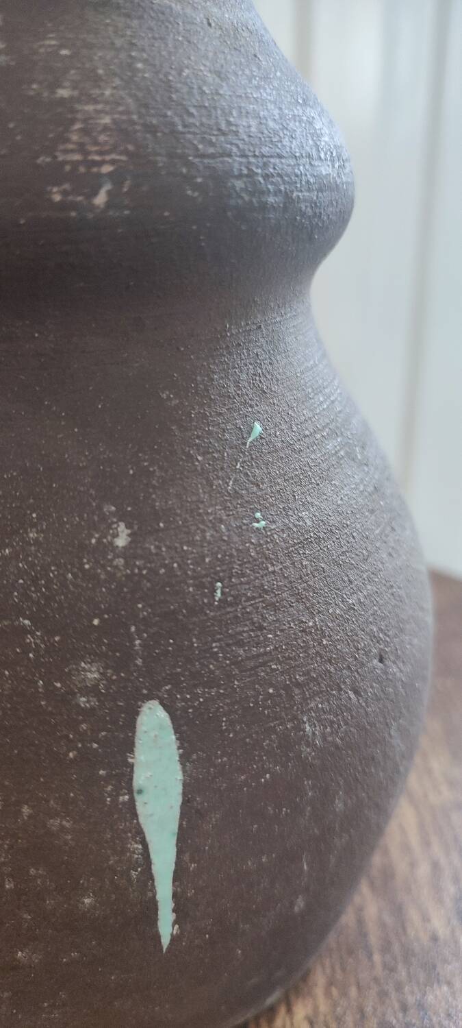 Pichet , cruche en grès signée CK céramique vintage 1960-1970